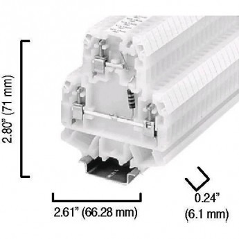 Клеммная колодка безопасная ALLEN-BRADLEY 1492-H 1492-HM2V24 41332
