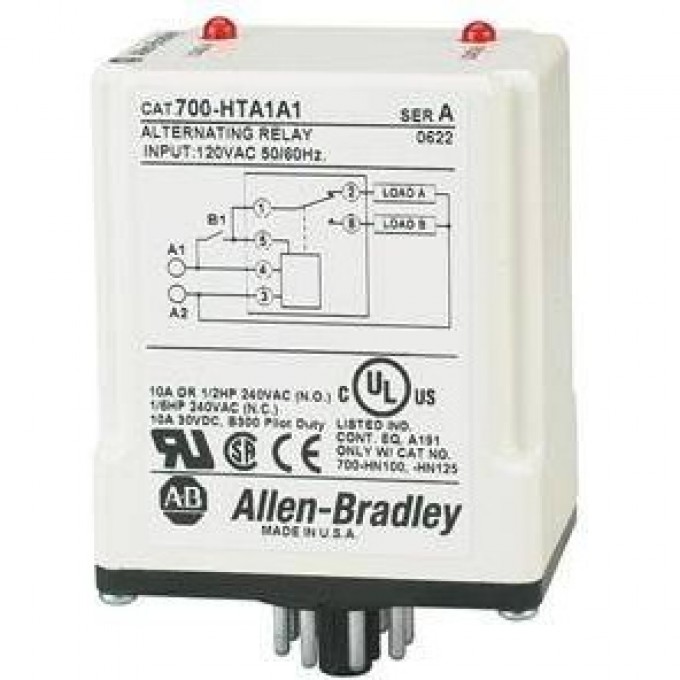 Переменное реле ALLEN-BRADLEY 700-HTA3A1 54931