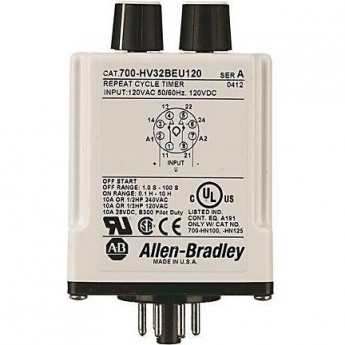 Реле времени повторяющегося цикла ALLEN-BRADLEY 700-HV 700-HV32BBU24 58068